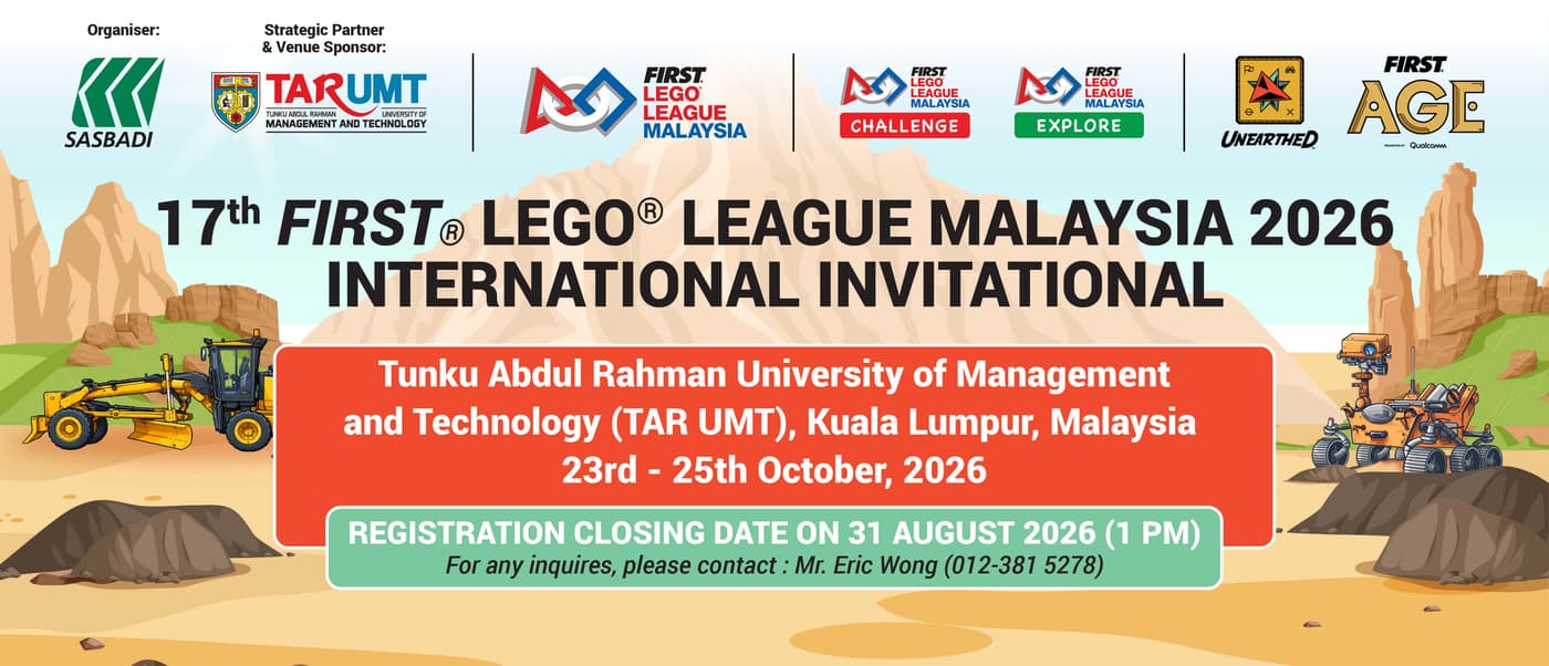 FIRST LEGO League Malaysia 2026 UNEARTHED
